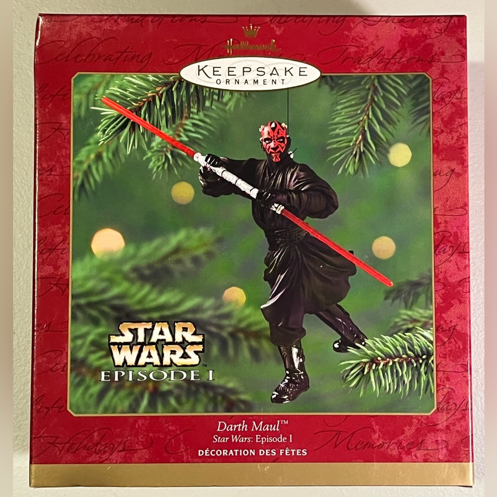 2000 Hallmark Star Wars Episode 1 Darth Maul